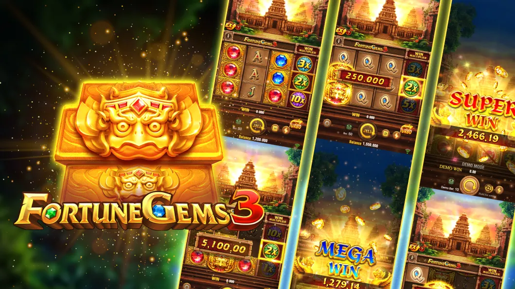 Collage of phfiery app game screenshots on mobile